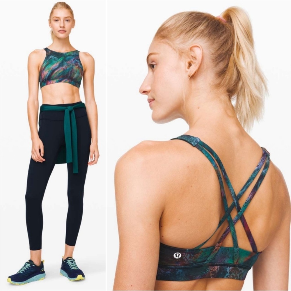 Lululemon Energy Bra High Neck Cosmic Shift